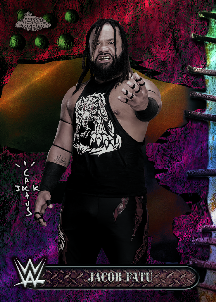 【ドジ郎】 WWE カクタスジャック&テリー2体セット Topps Chrome® WWE x Cactus Jack