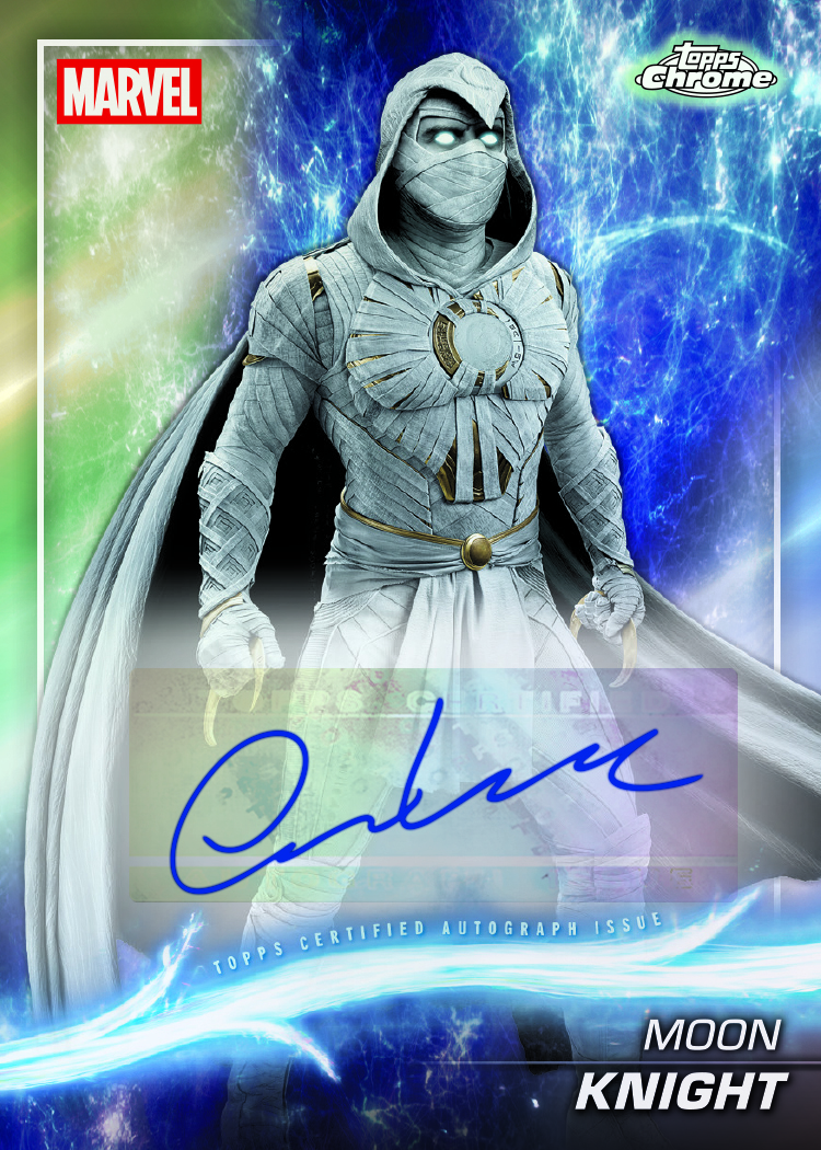 marvel topps chrome rare cards 2026 Blaster Box plus 1st Appearance cards for new Marvel icons such as Kid Juggernaut and Amaranth 2025 Topps Chrome Marvel BLASTER