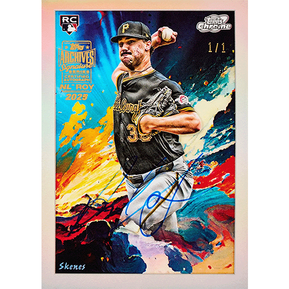 【U LAN】24SS★ [LAN ARCHIVE] Signature See-Through L/S T A Preview Of 2024 Topps Archive Signature Series Baseball