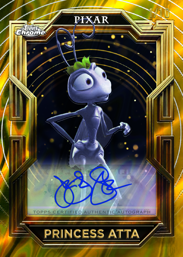 その他 Topps Pixar Gold ToyStory 1 WallArt /100 2025 Topps Pixar Gold Wall Art Encased #WA-21 Toy Story 4/100