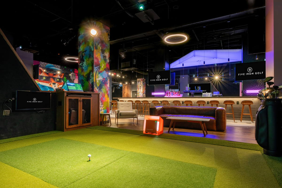Indoor Driving Range Simulator Bar in Cleveland, Beginner & Adult