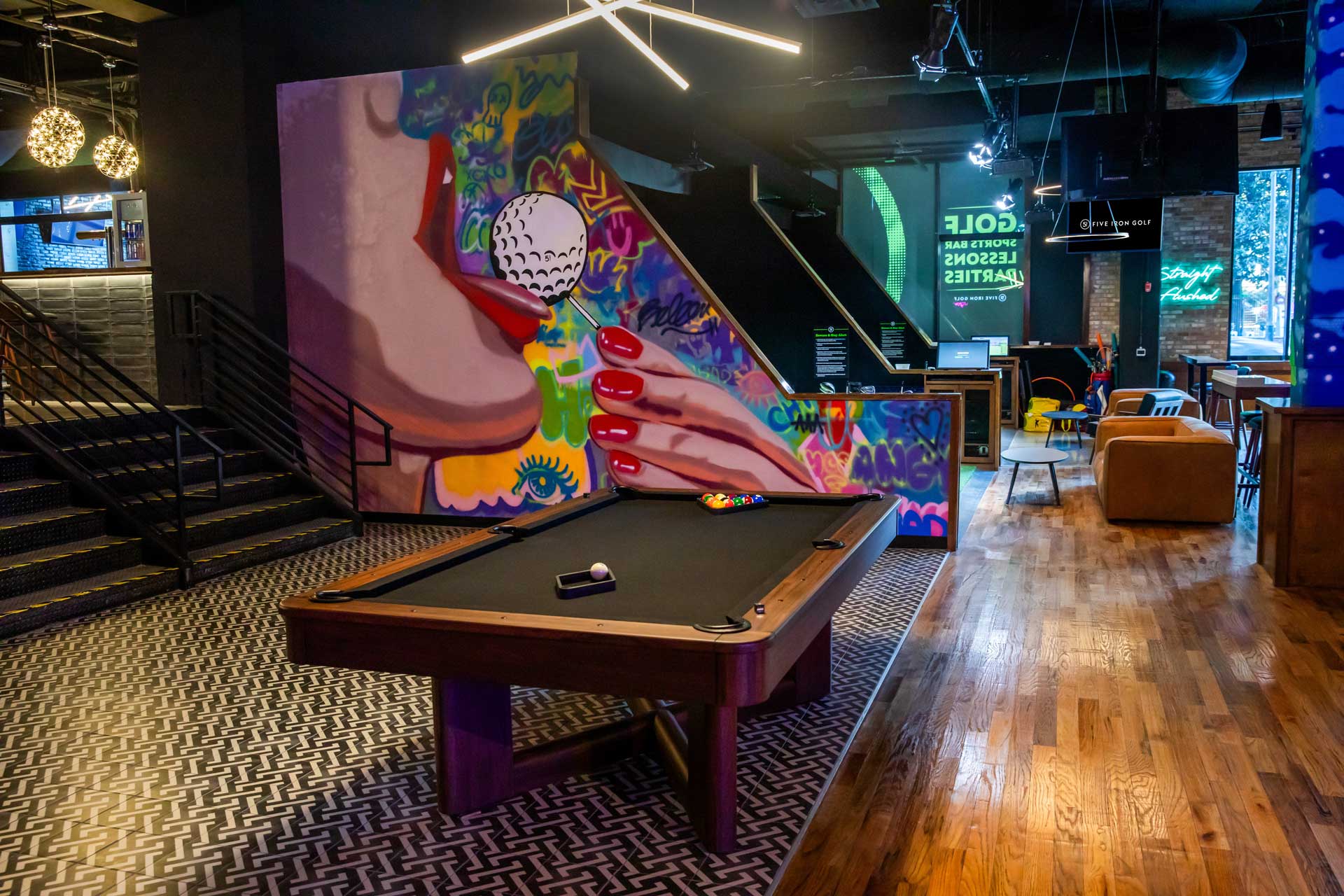 Indoor Golf Simulators in Nashville, Virtual Driving Range & Entertainment Venue