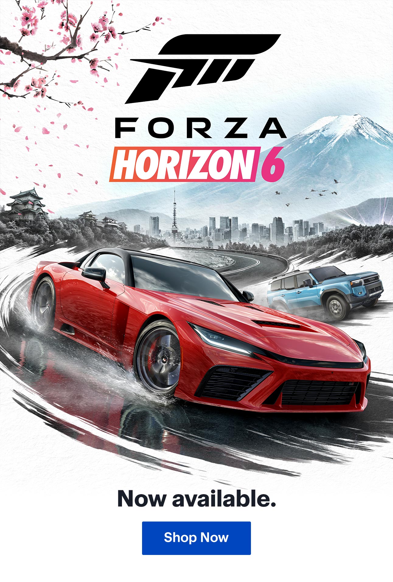 Forza Horizon 6. Now available. Shop now.