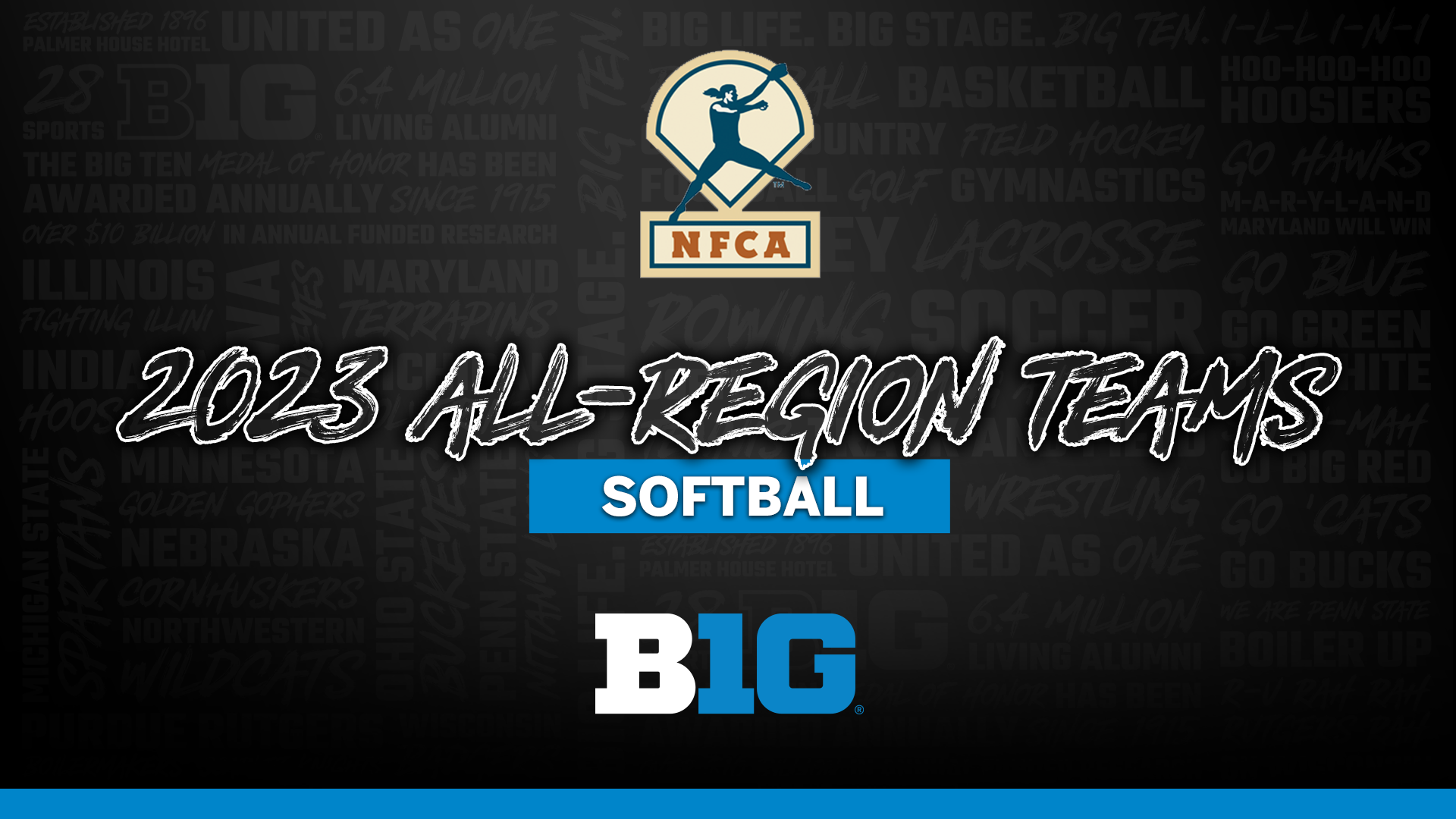 43 Big Ten Softball Standouts Earn AllRegion Honors (25822)