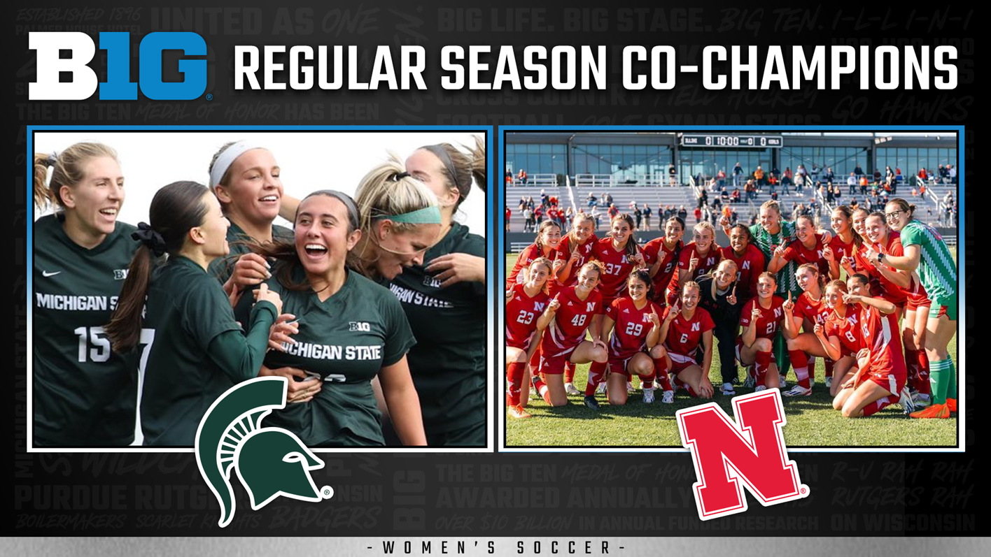 Michigan State, Nebraska Claim Share of Big Ten Women