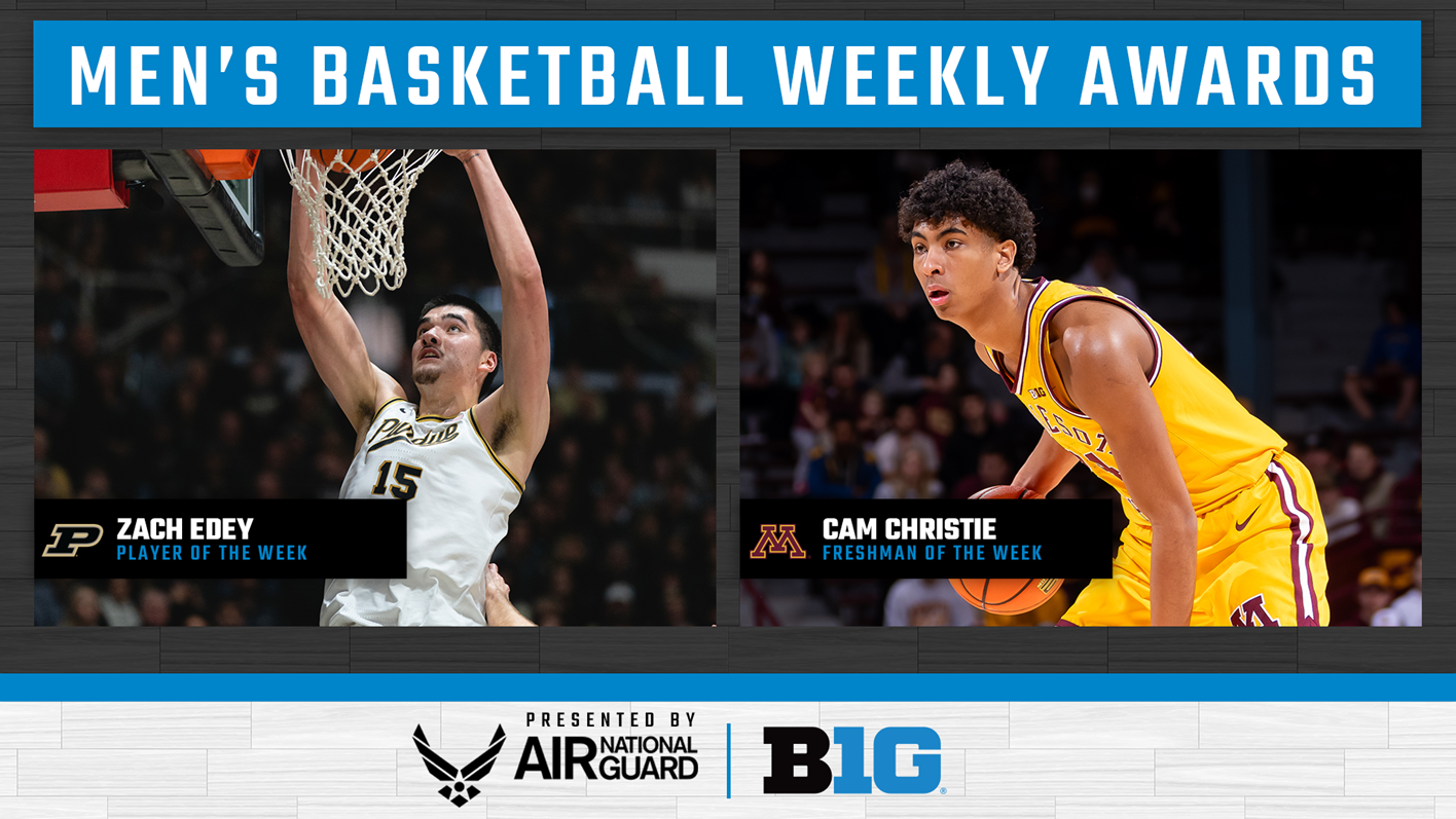 Purdue and Minnesota Score Men’s Basketball Weekly Accolades