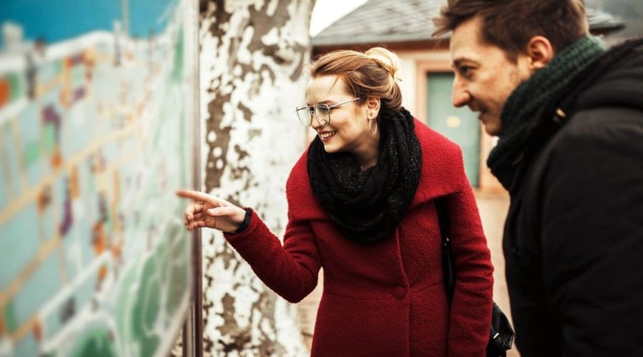 Mujer practicando inglés británico