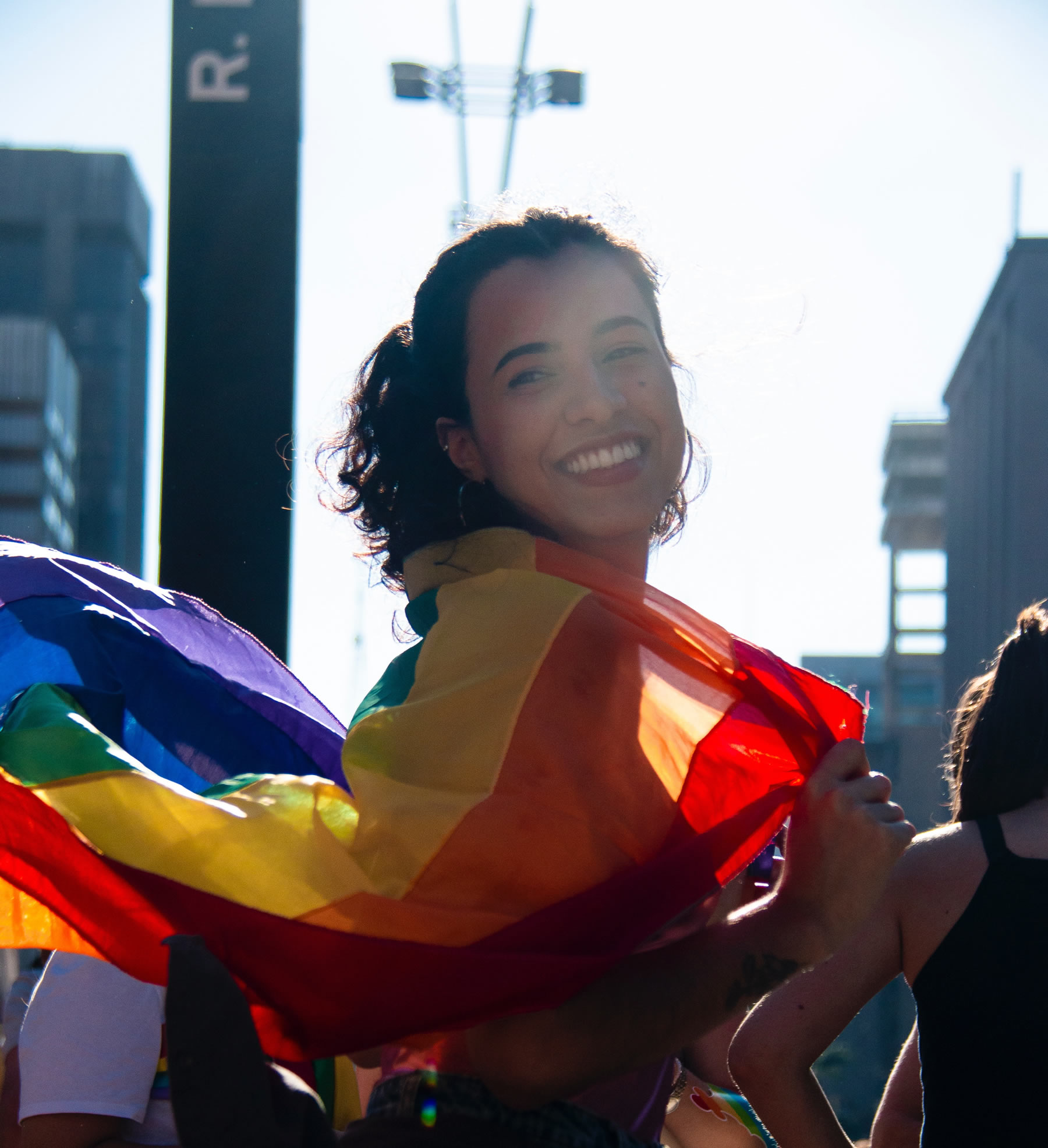Mujer el pride y las marchas lgbt