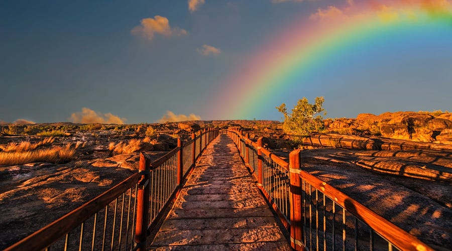 Paisaje con colores en inglés