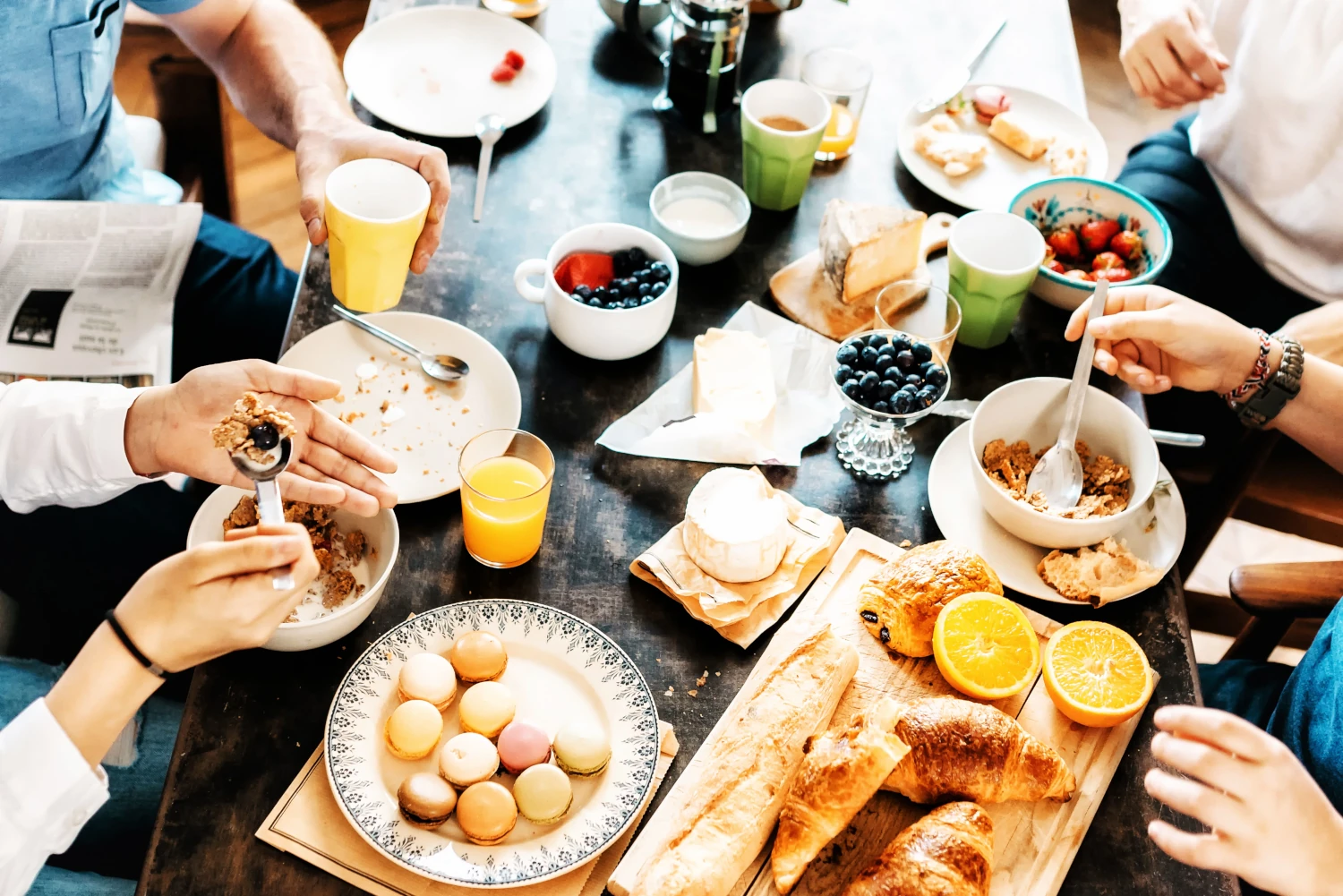 Restricciones de dieta en francés