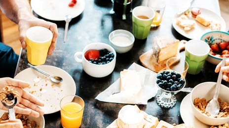 Restricciones de dieta en francés