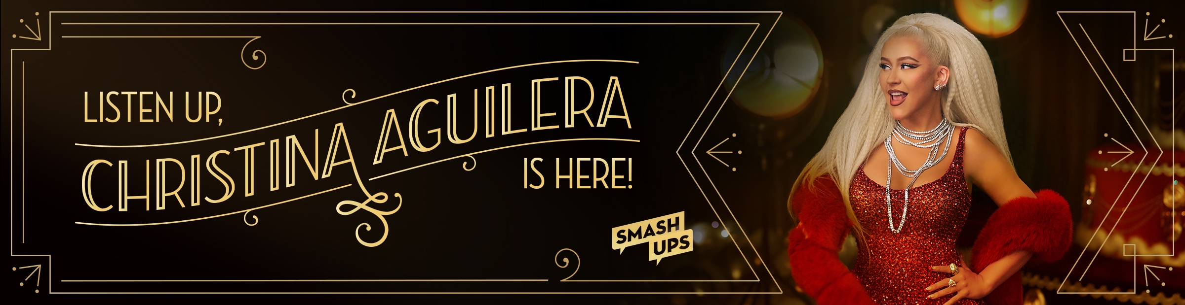 Christina Aguilera singing Happy Birthday