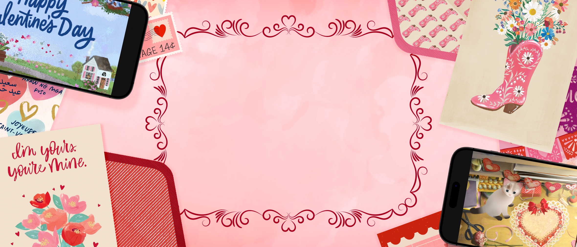 Assortment of our favorite Valentine's Day cards