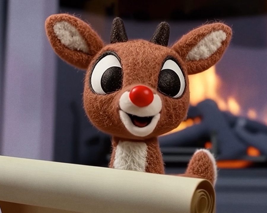 Make Their Inbox Glow With a Personalized Rudolph Card! image