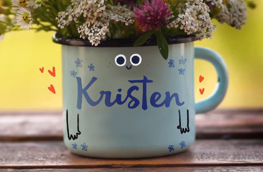 Mother's Day flowers and personalized mug