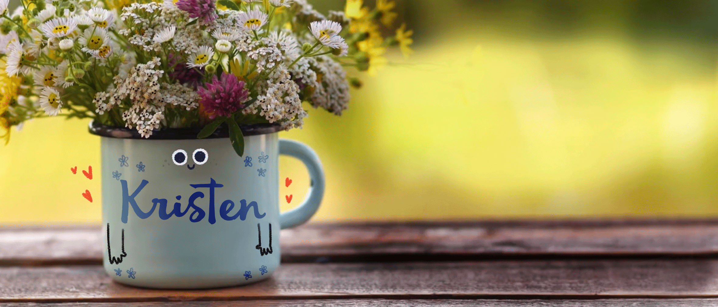 Mother's Day flowers and personalized mug