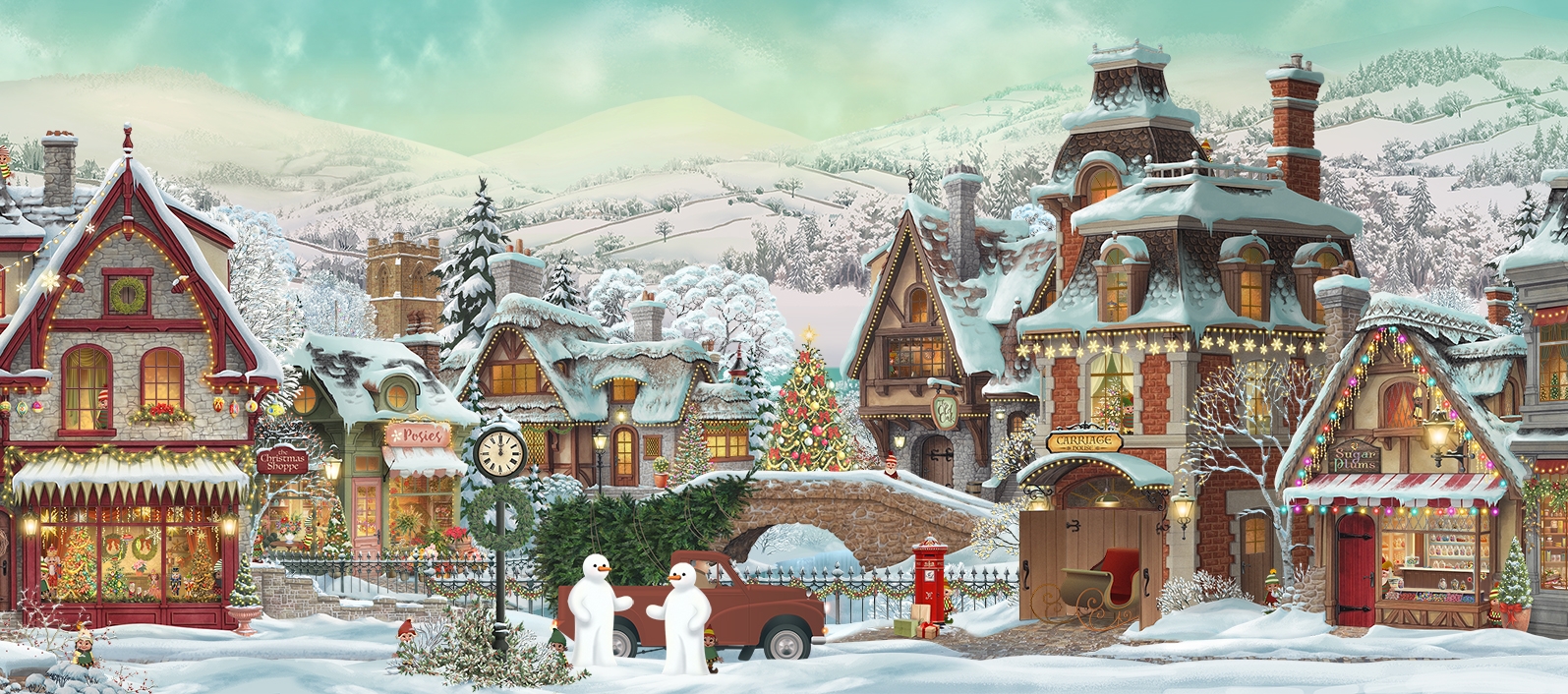 Christmas Village Main Scene