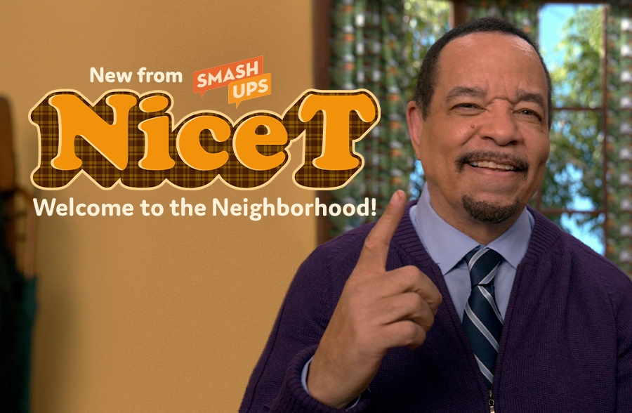 Ice T holding a birthday gift ready to wish you a happy birthday