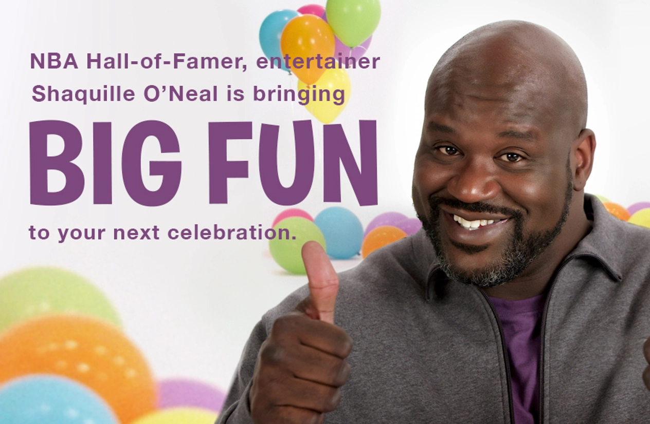Shaq Birthday Song and Balloons