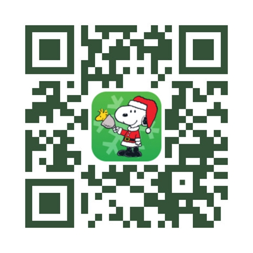 Peanuts Digital Advent Calendar QR Code