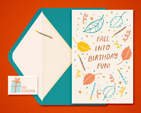 Send seasonal birthday wishes!  image