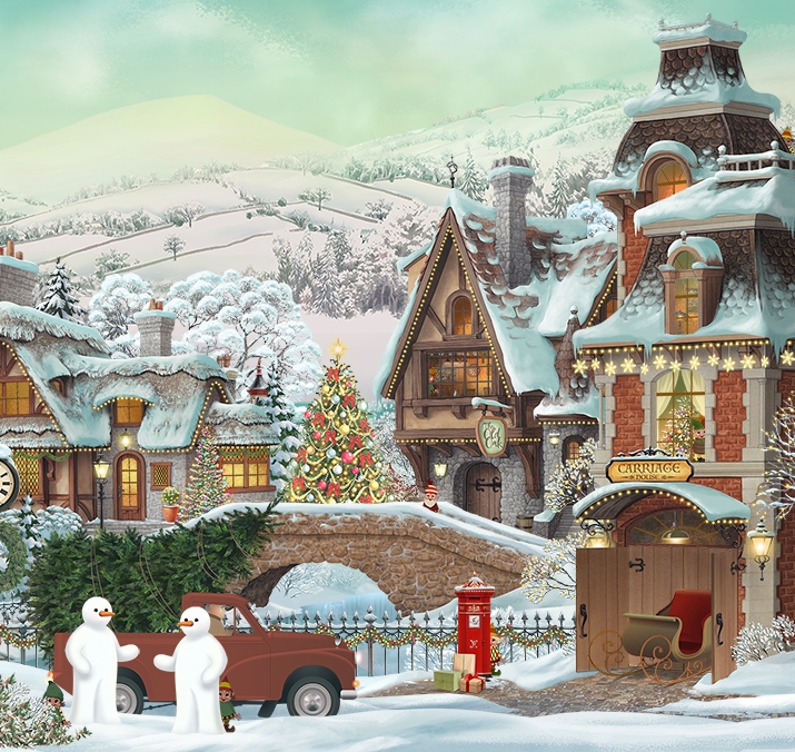 Christmas Village Main Scene