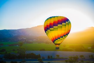 Sunset Hot Air Balloon Gift Card Image