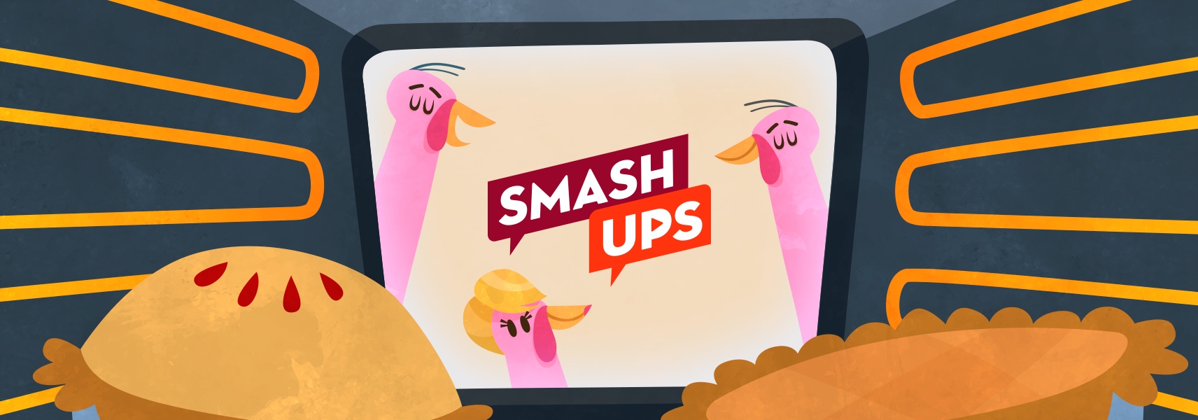 Thanksgiving turkeys SmashUp ecard