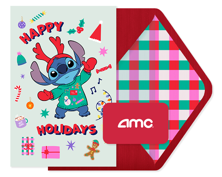 Stitch Creatacard and AMC theatres gift card