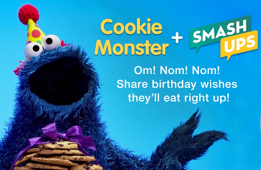 Cookie Monster + SmashUps Collaboration