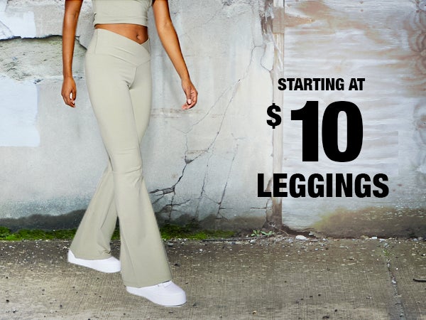 Starting at $10. Leggings