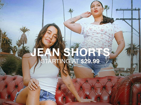 Jean Shorts Starting At $29.99
