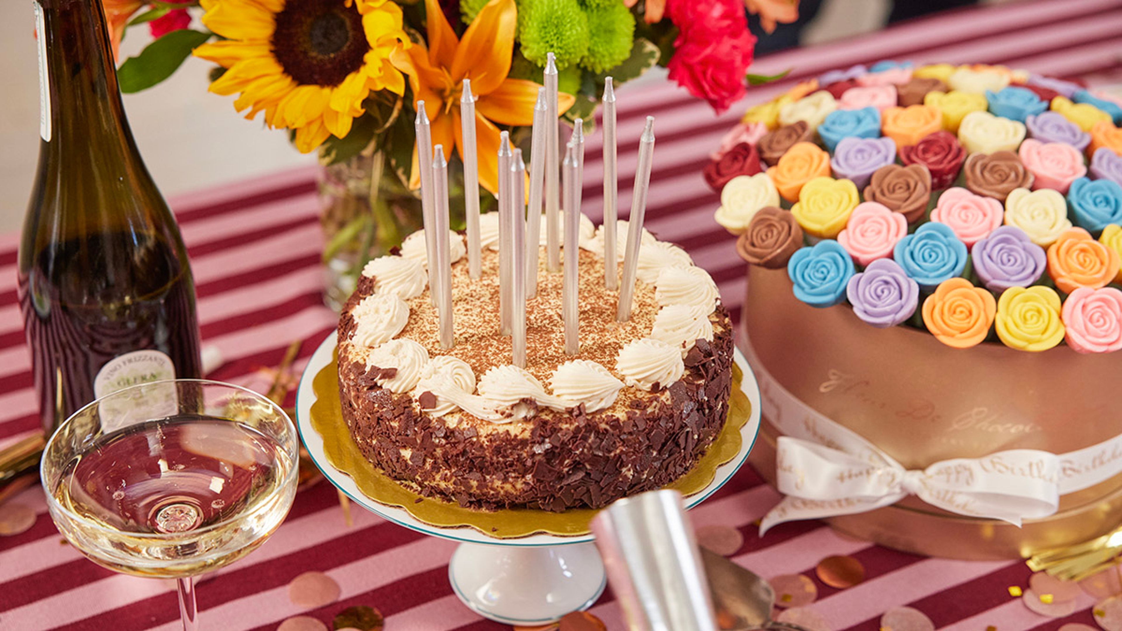 half birthdays tablescape