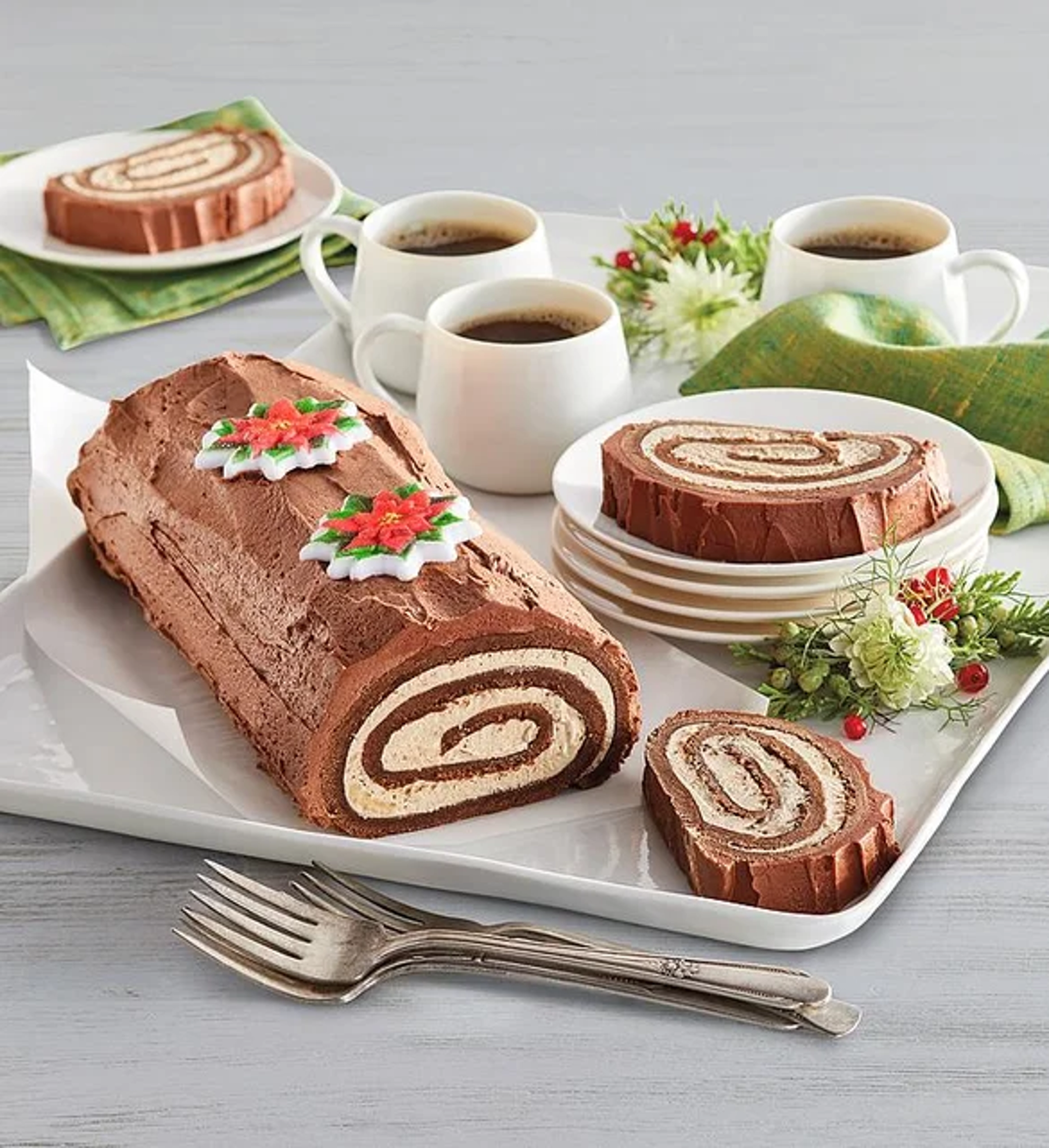 christmas cakes buche de noel