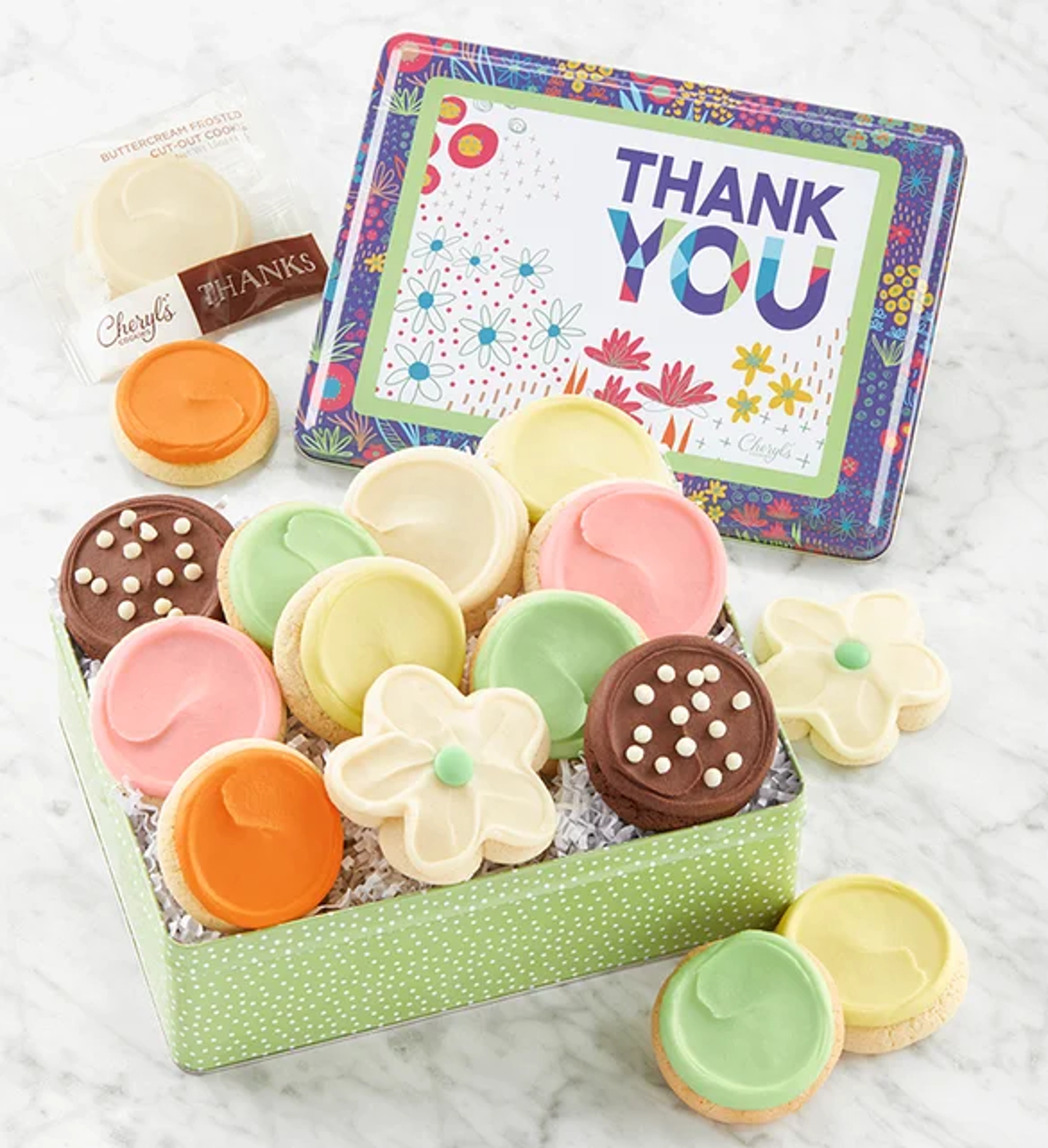 unique thank you gifts cheryls cookies thank you gift cookie tin