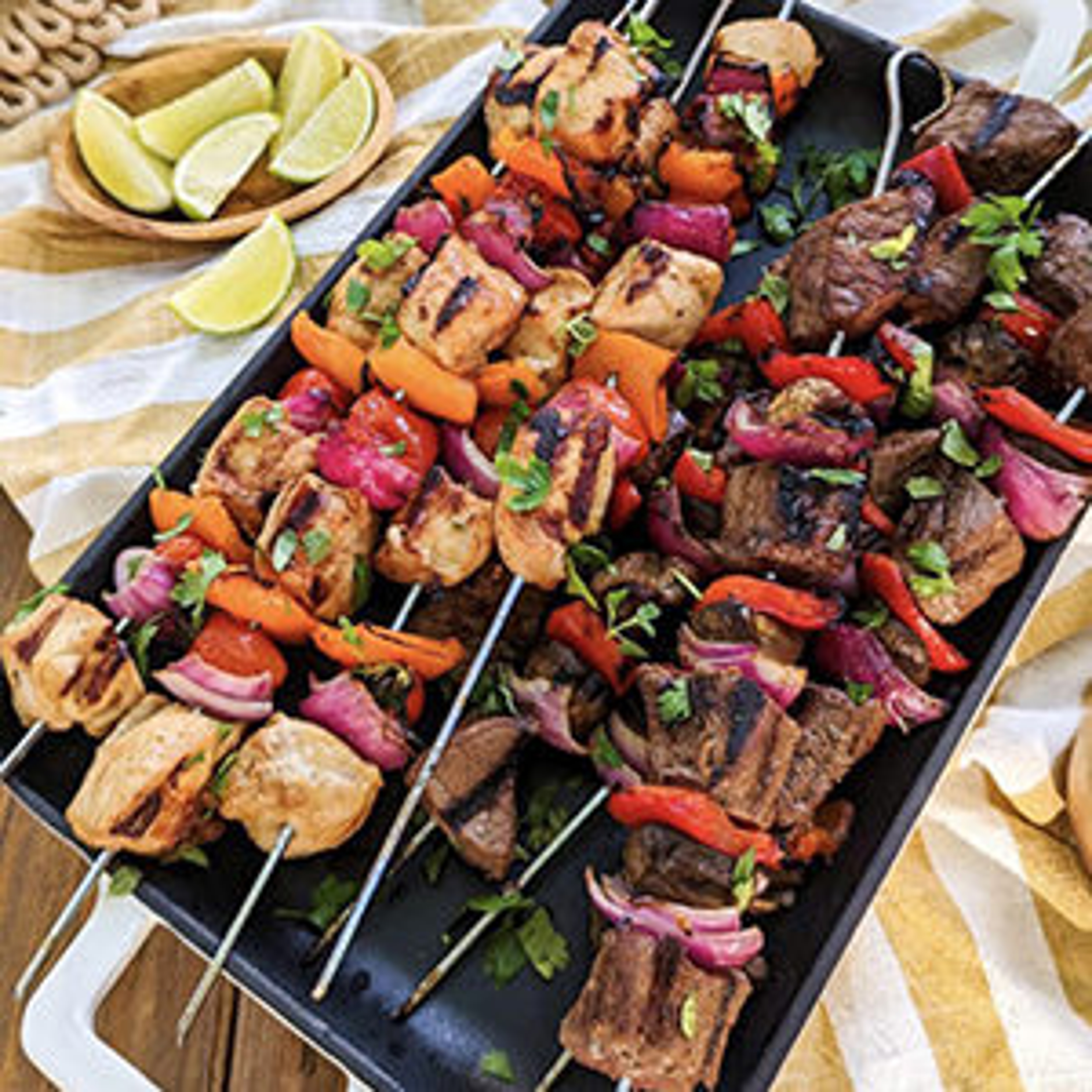 july recipes steak kebabs