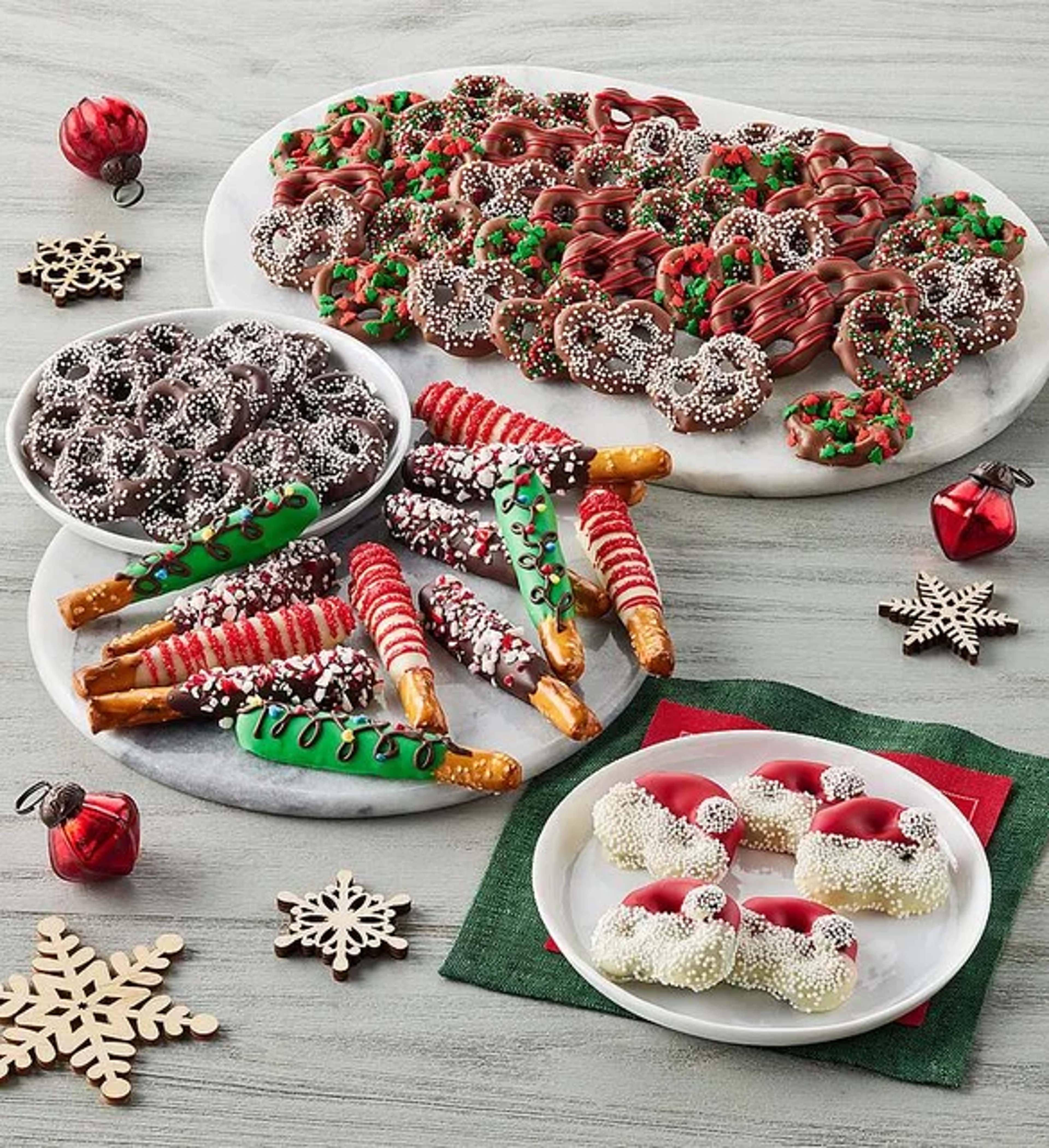 gifts for foodies festive christmas pretzel box