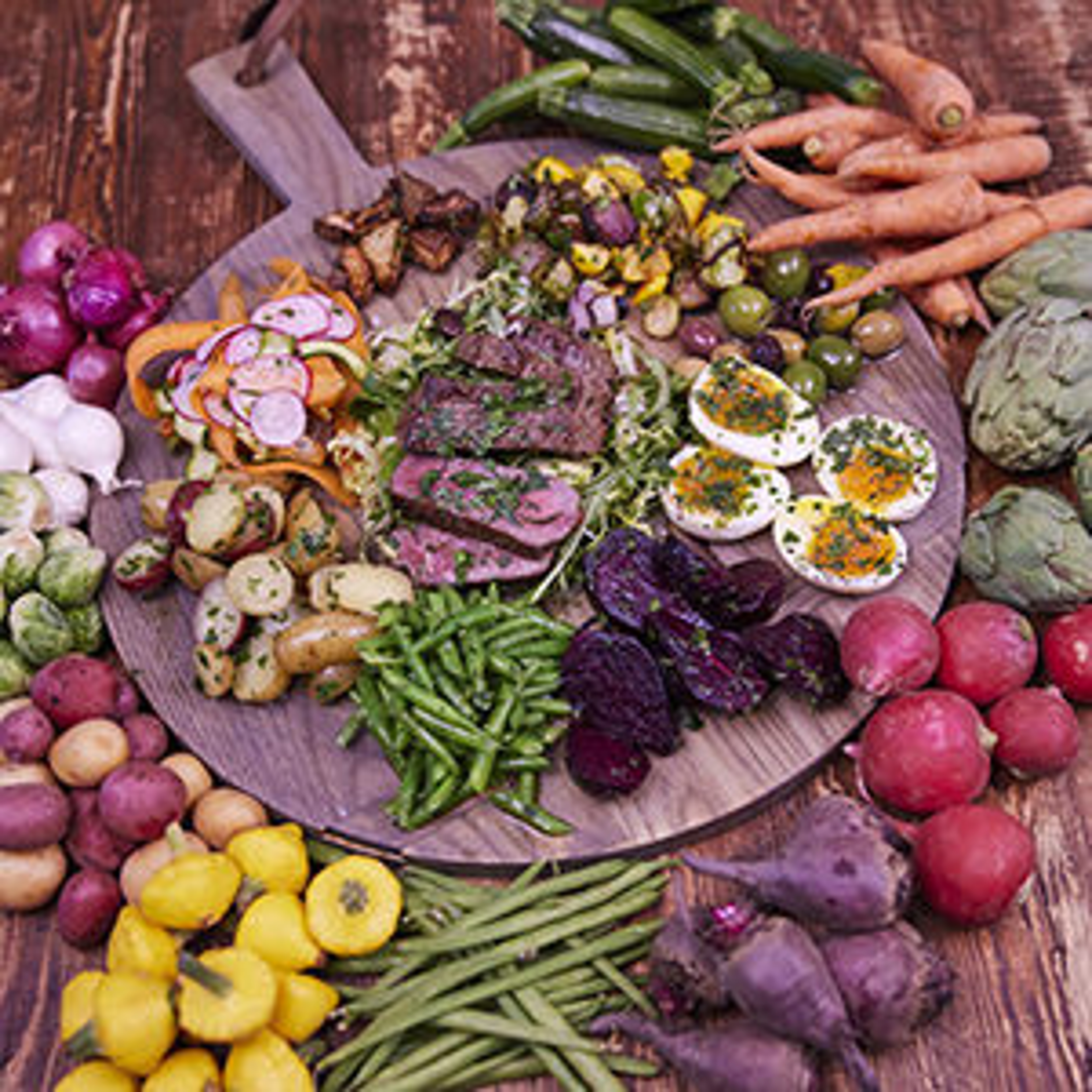 june recipes Antonia Lafaso Steak Salad