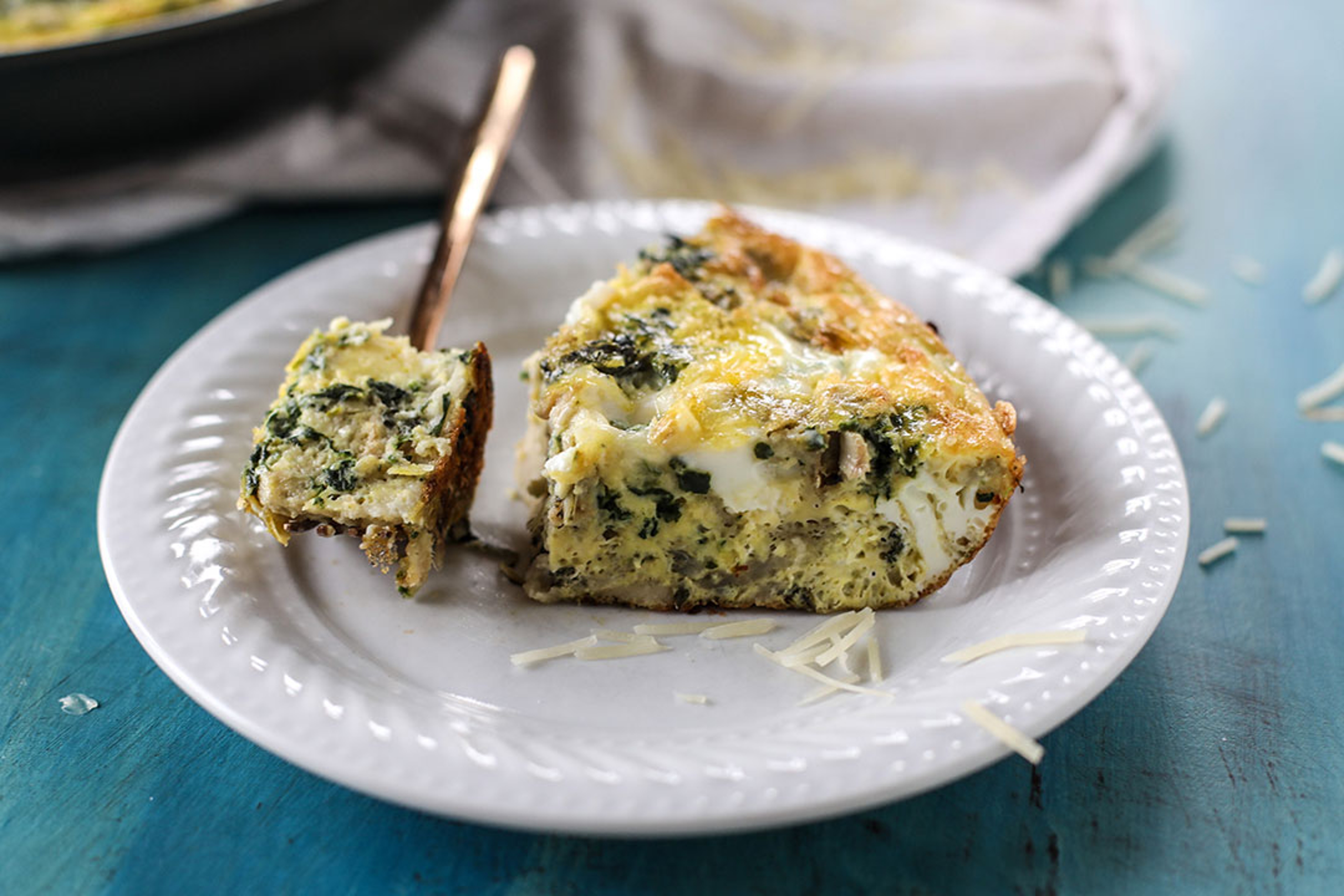 Spinach and Artichoke Stuffing Frittata Revised