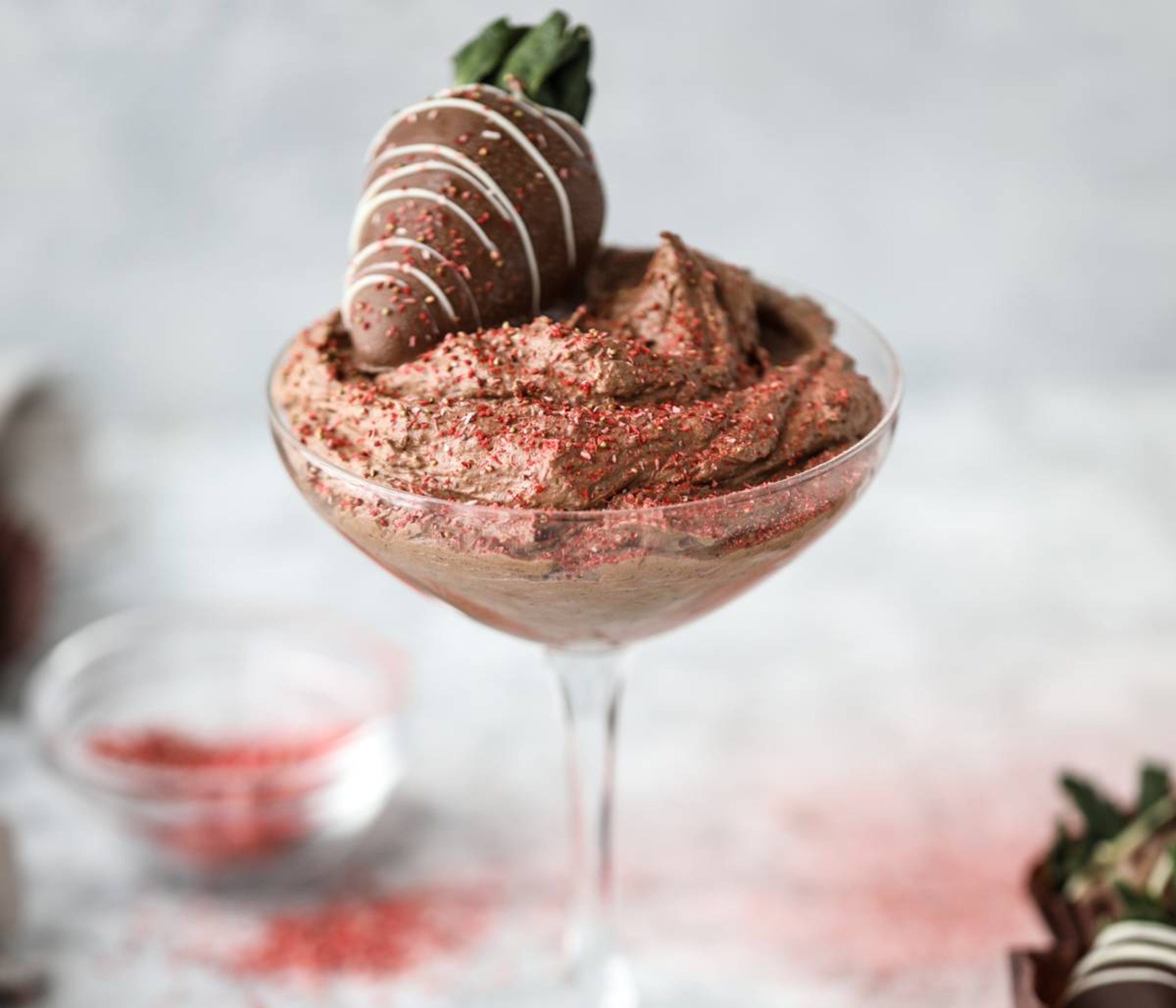 Chocolate Strawberry Chocolate Mousse cropped