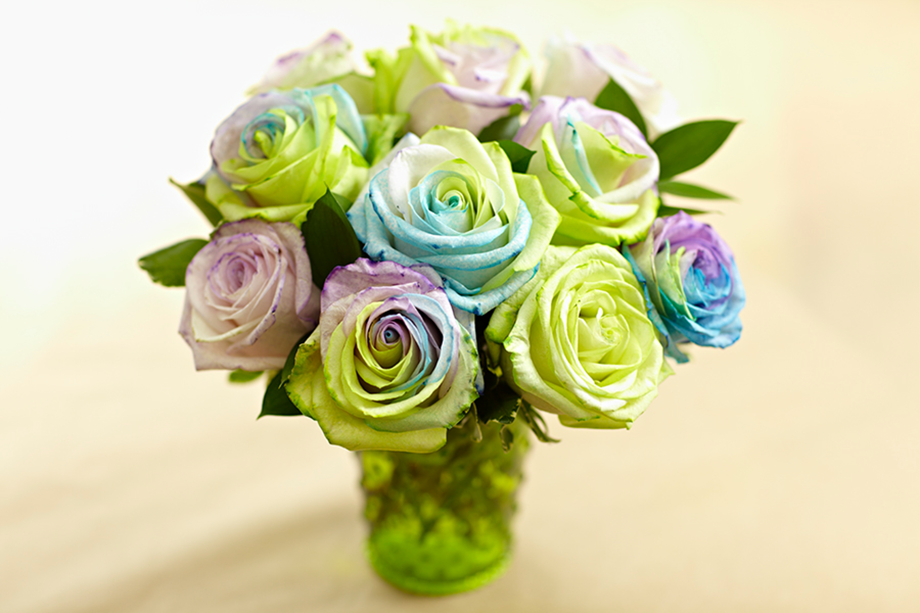 tie dye rose bouquet