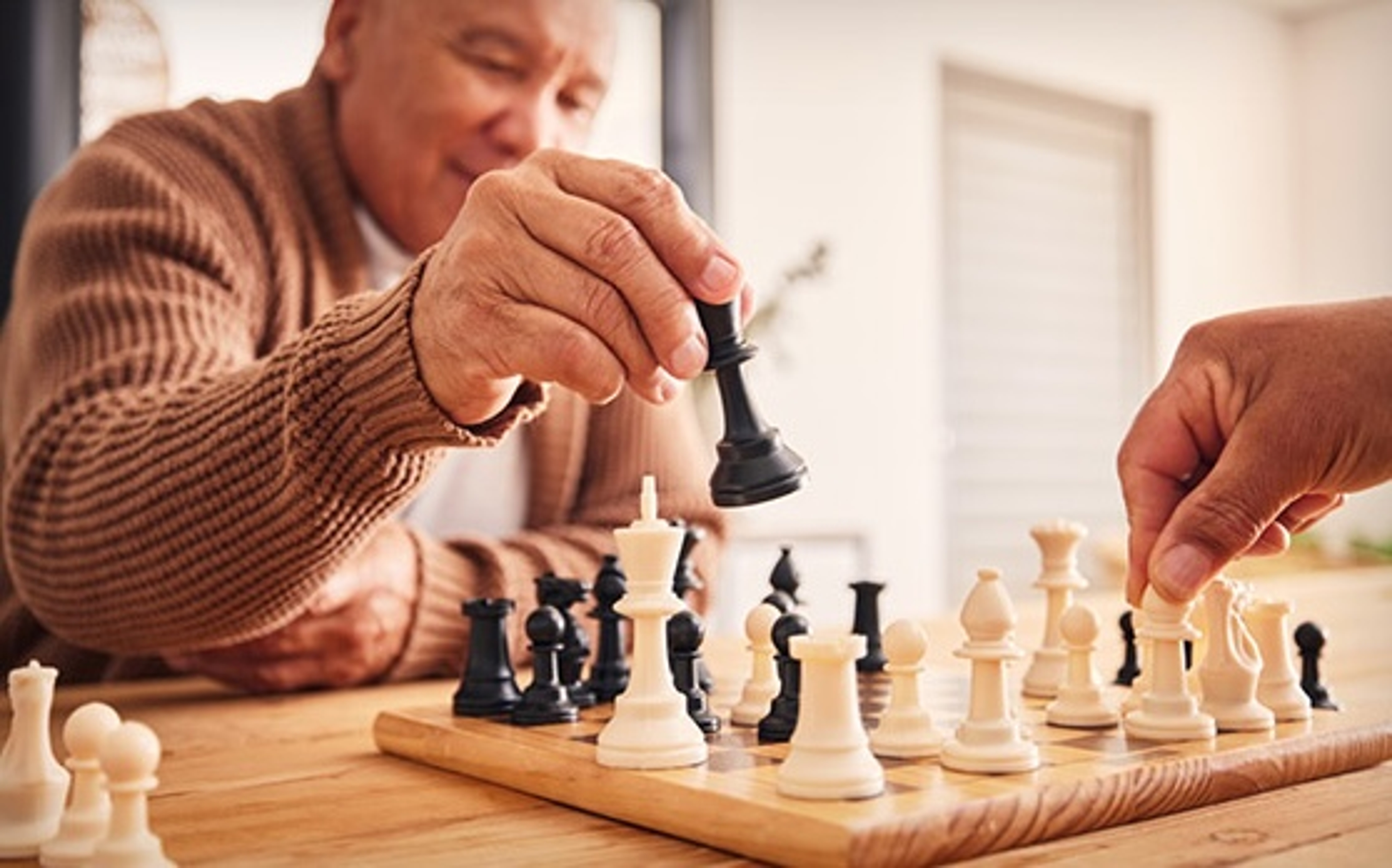 brain health playing chess photo