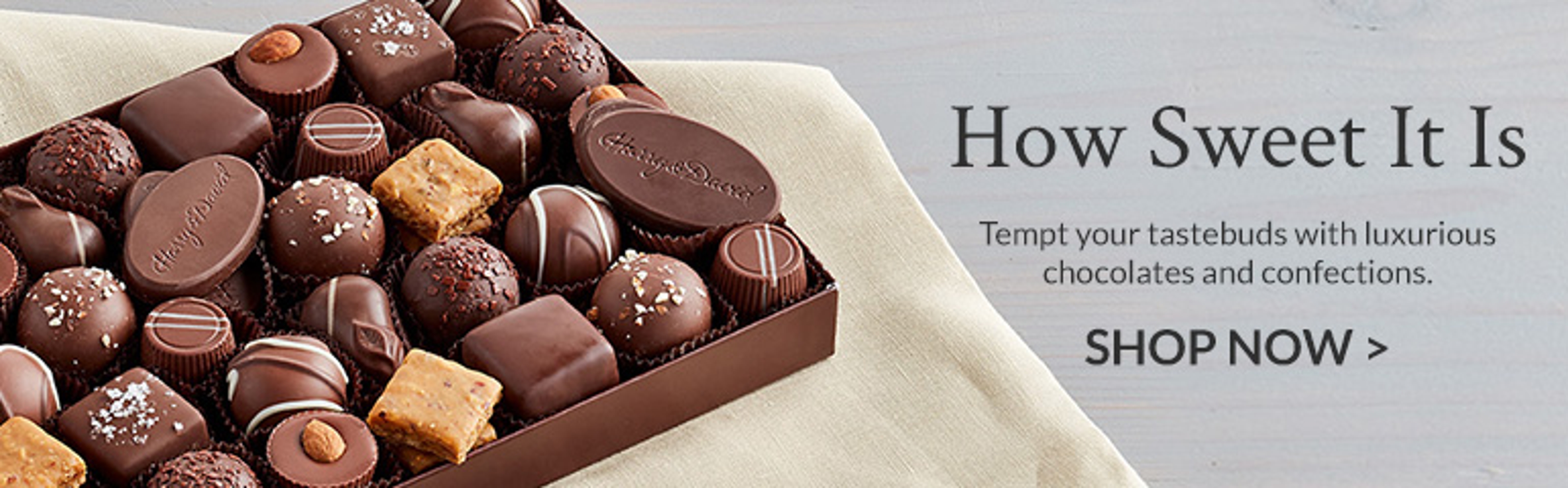 How Sweet It Is Chocolate Collection Banner ad