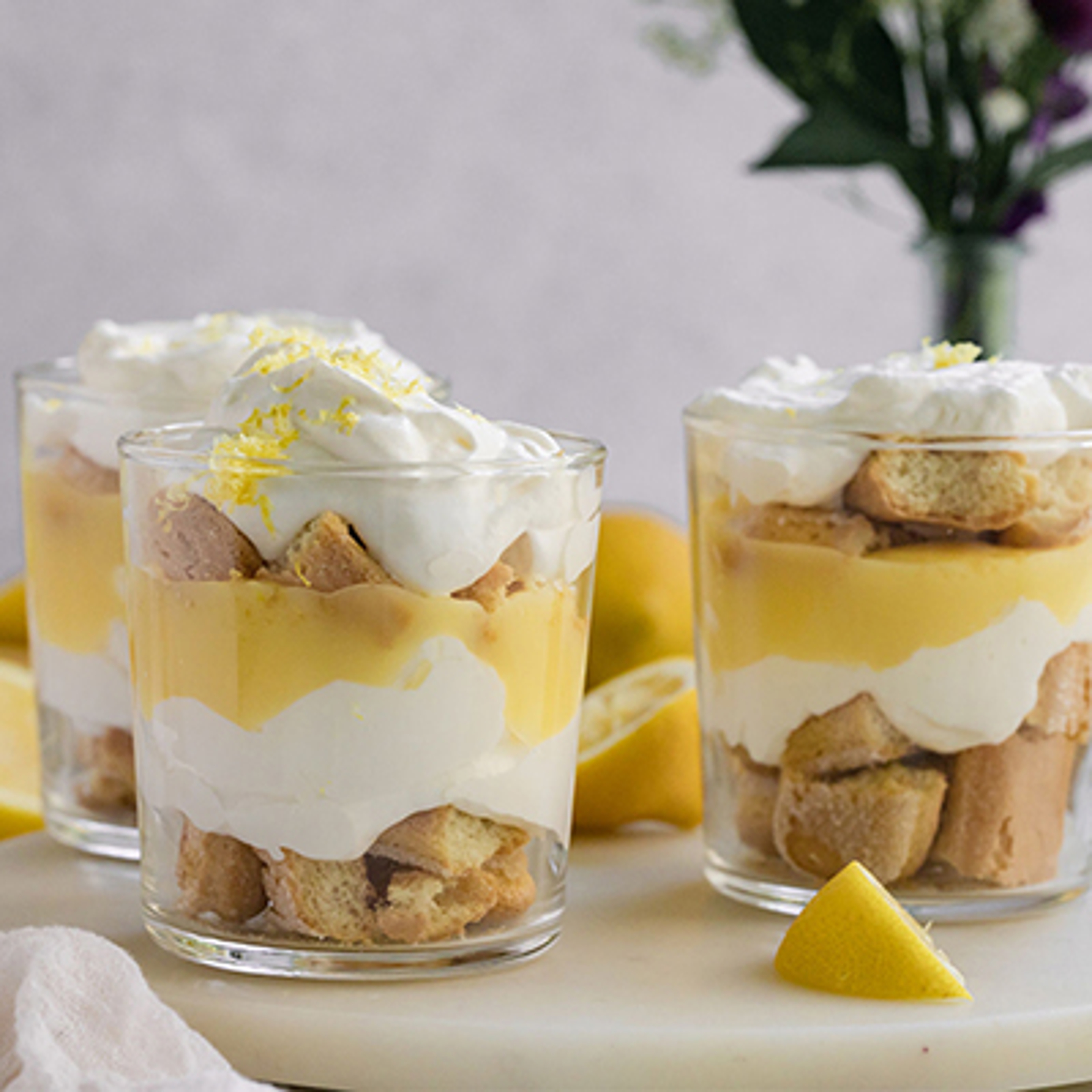 march recipes lemon parfaits