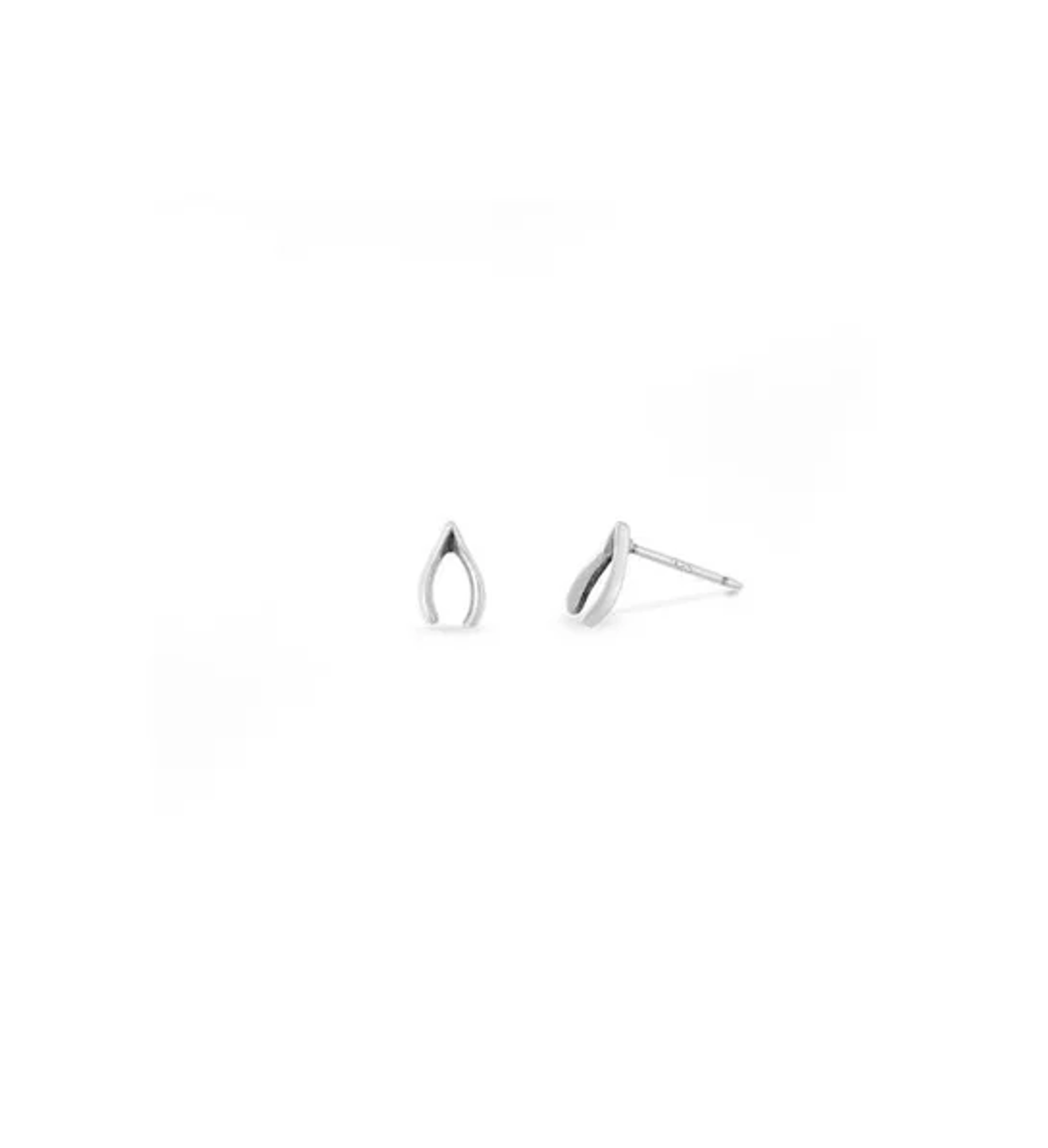 good luck gifts Lucky Wishbone Studs