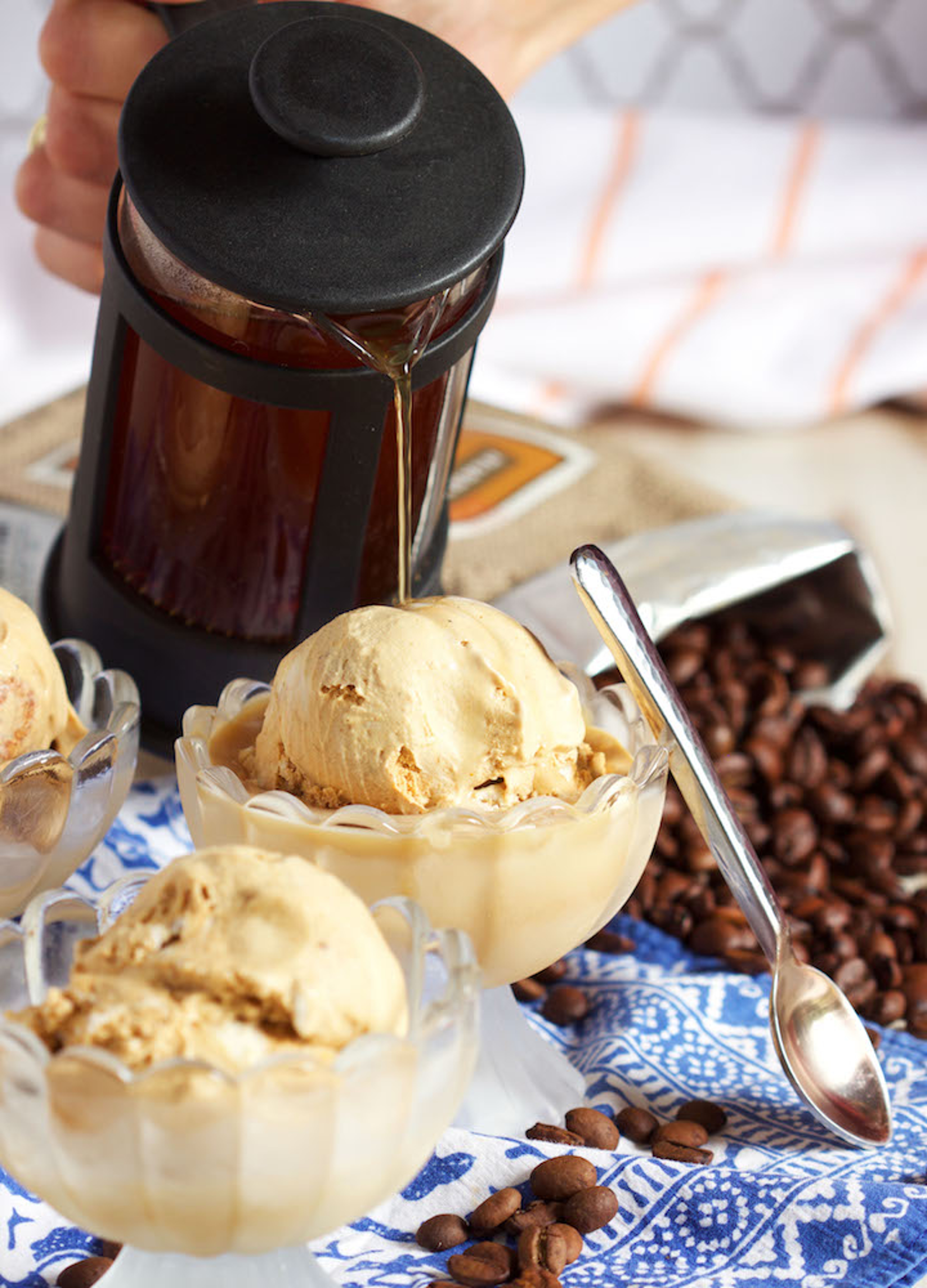 Article Cards Featured Image Affogato French Press Coffee Poured Over Pumpkin Ice Cream