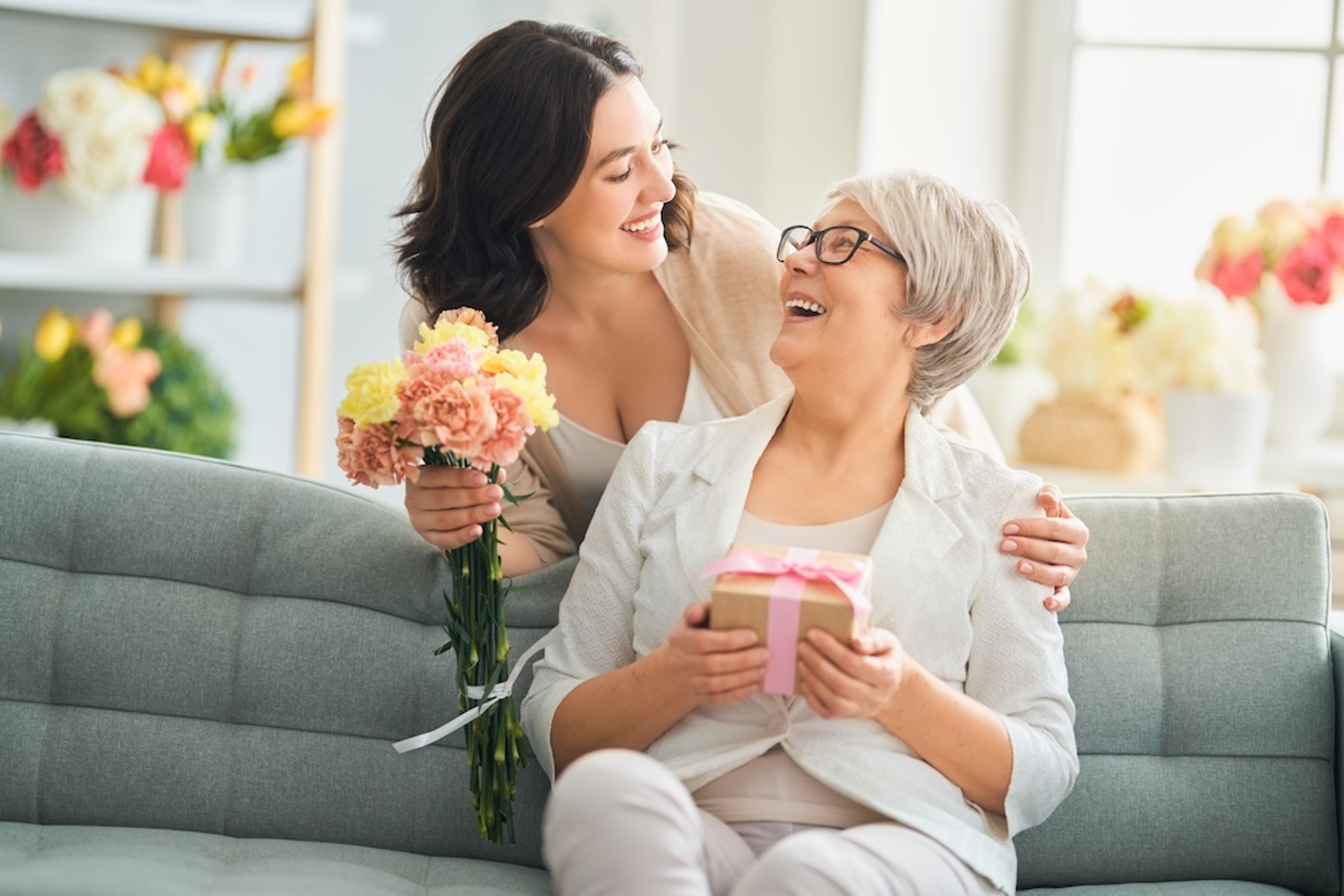 amazing mom flowers photo