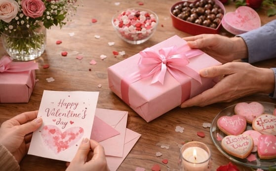 giving gifts valentines season