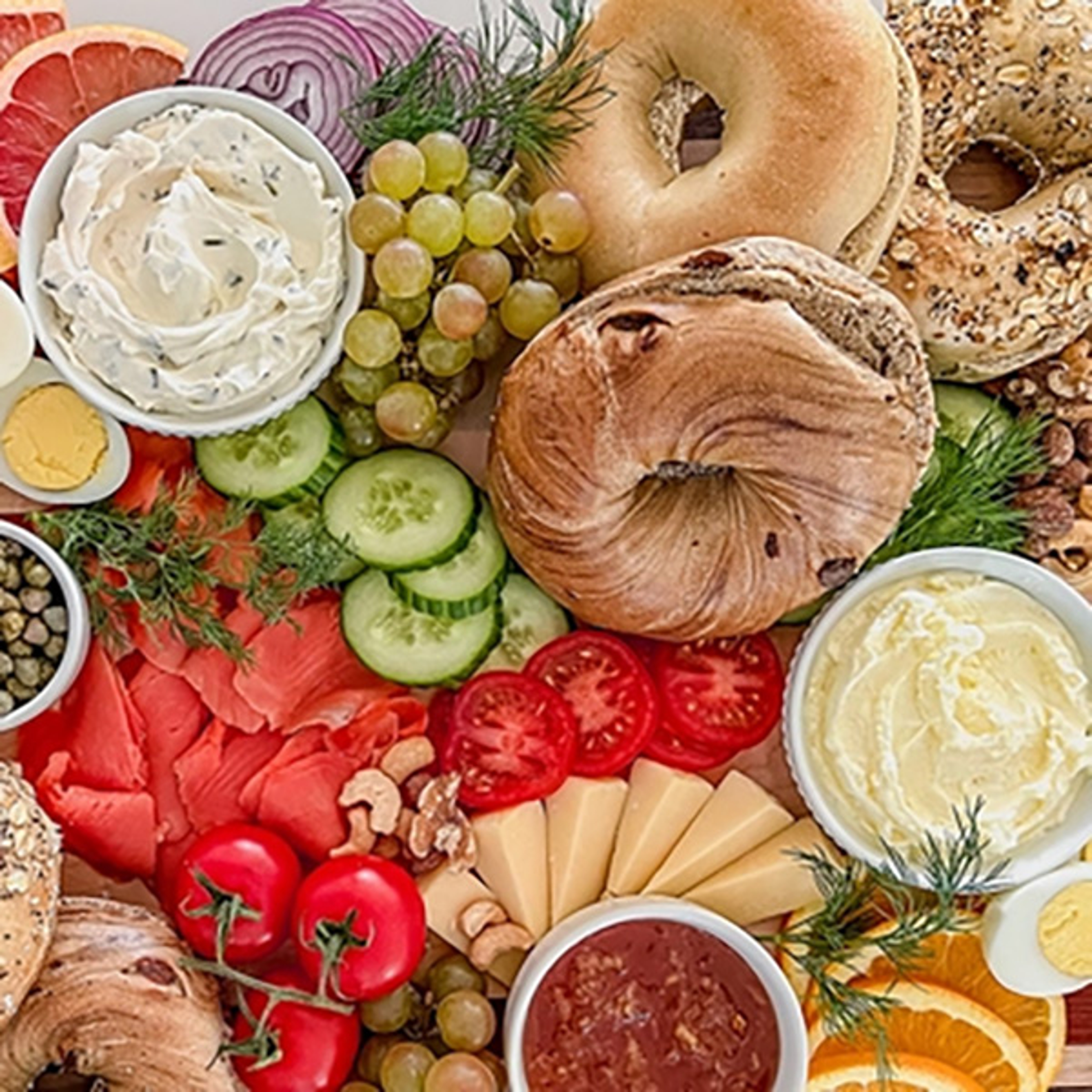november recipes bagel board