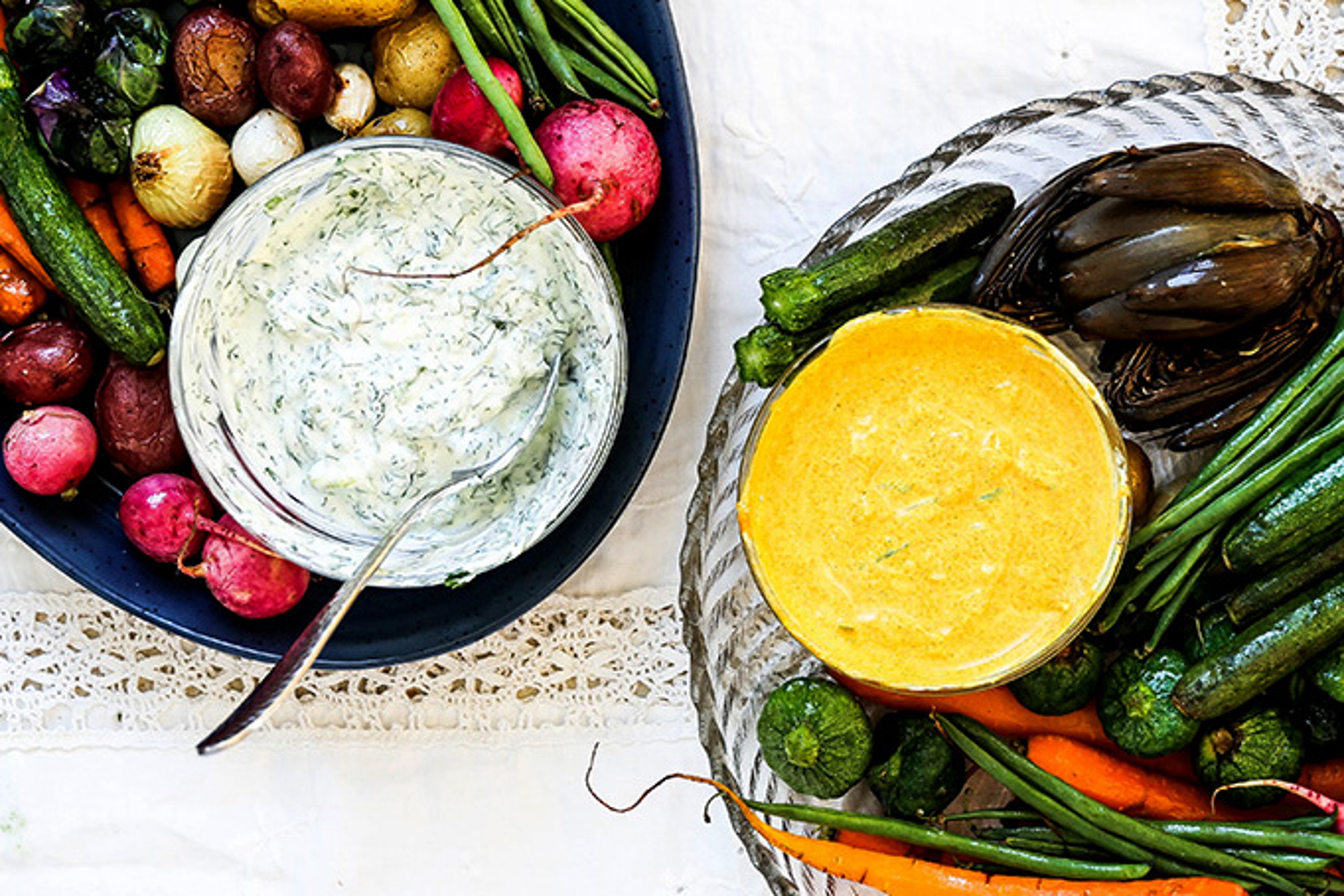 yogurt dips for roasted vegetables